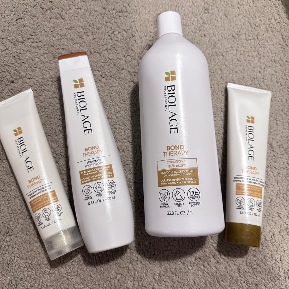 Bond Therapy Shampoo and Conditioner Set - White